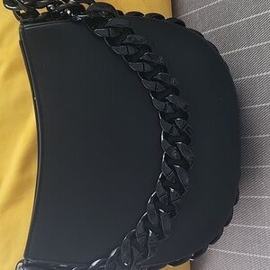 BC Bags Black vegan chain around crossbody bag